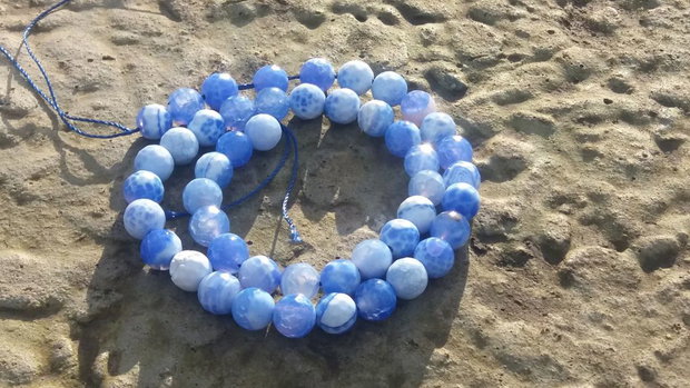 Agate Bleu Dragon Veins