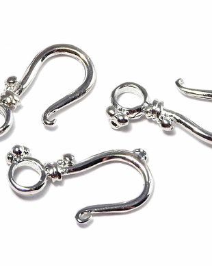 Inchizatoare carlig, platina, 14x6 mm
