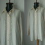 Bluza matase naturala broderie
