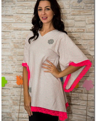 bluza cu maneci evazate