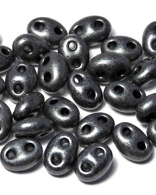Margele duble, twin, Margele duble, twin , jet gunmetal