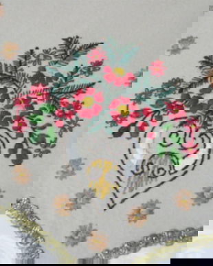 Mileu cu broderie Craciun