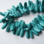 Briolete turcoaz reconstituit aprox 6x10x15 mm