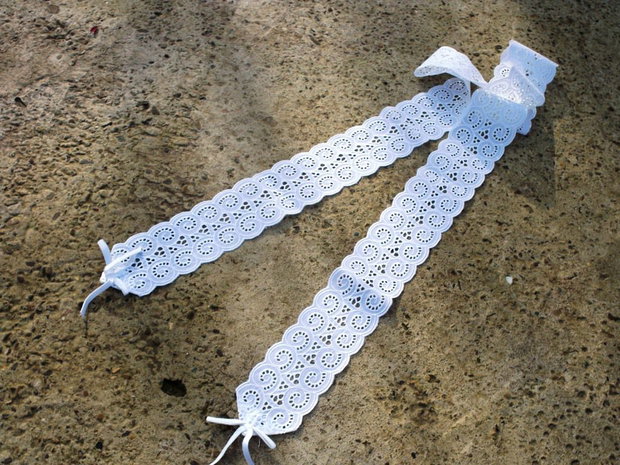 Panglica decorativa brodata 2