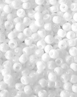 Margele TOHO, 11/0, Opaque- Rainbow White-10 grame