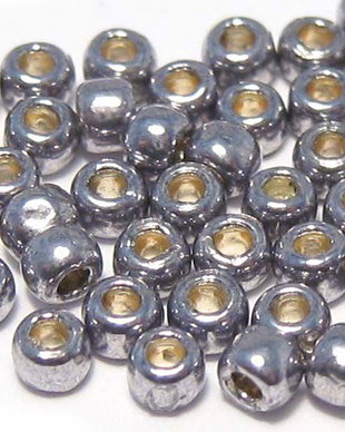 Margele TOHO, 11/0, Permanent Finish - Galvanized Gunmetal Gray- 10 grame