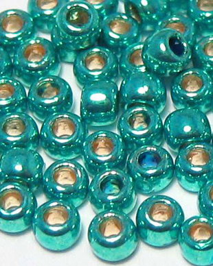 Margele TOHO, 11/0, Permanent Finish- Galvanized Teal - 10 grame