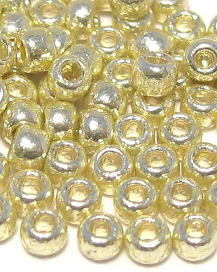 Margele TOHO, 11/0, Permanent Finish - Galvanized Yellow Gold-10 grame-559