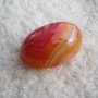 Cabochon 2 din agata striata (striped agate) aprox 14x20x30 mm
