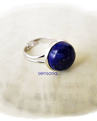 inel cu lapis lazuli