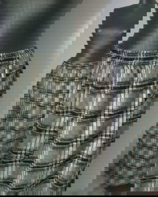 FUSTA LUNGA STOFA LANA TARTAN