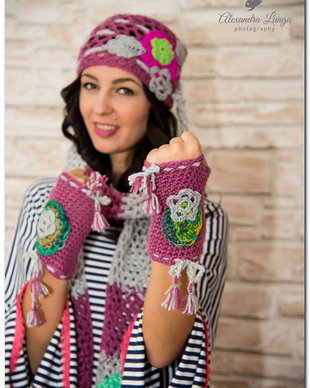 set de accesorii f colorate , boho chic