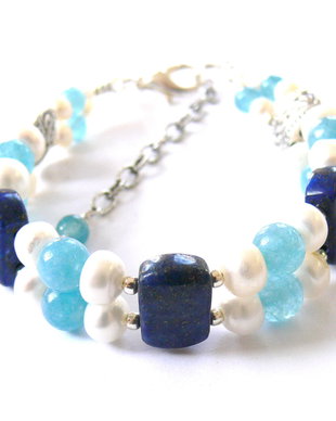Bratara lapis lazuli