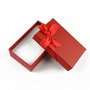 Cutie cadou rosie pentru set (cercei, colier si inel) 8x5x2,5cm