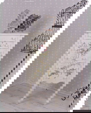 COMODA BIJUTERII DIN LEMN MASIV CU FLORI