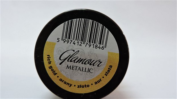 Vopsea acrilica metalizata Glamour- 50 ml- auriu