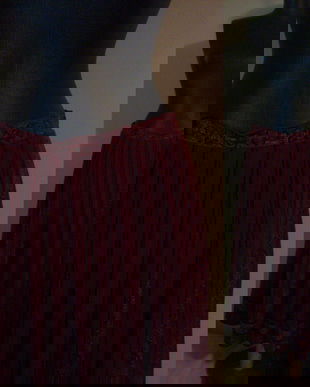 FUSTA ROSU CARAMIZIU PANZA BUMBAC