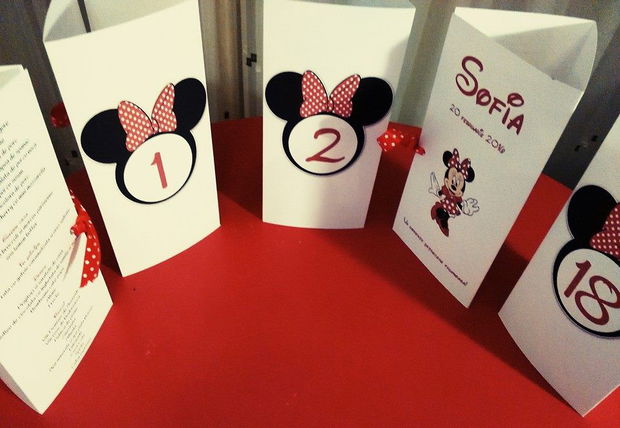 Invitatii Minnie Mouse