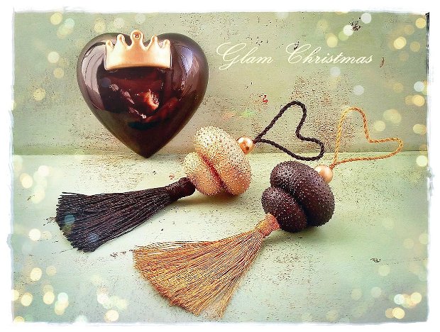 Decoratiuni Glam Christmas + Inima Cadou
