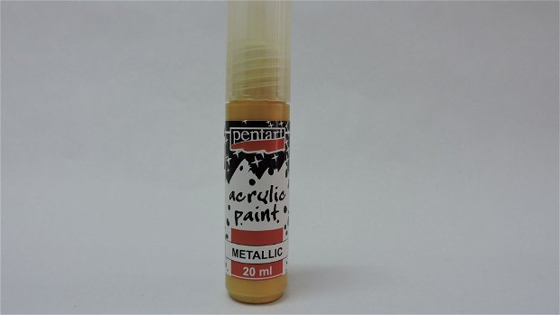 Vopsea acrilica metalizata 20 ml- auriu
