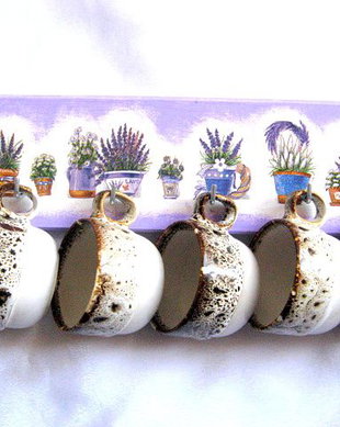 Cuier din lemn natural lavanda  27777