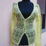 Cardigan dantelat