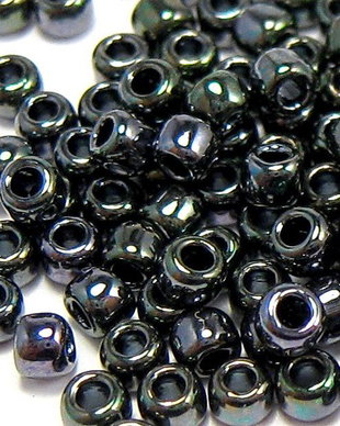 Margele TOHO, 6/0, Metallic Moss- 20 grame