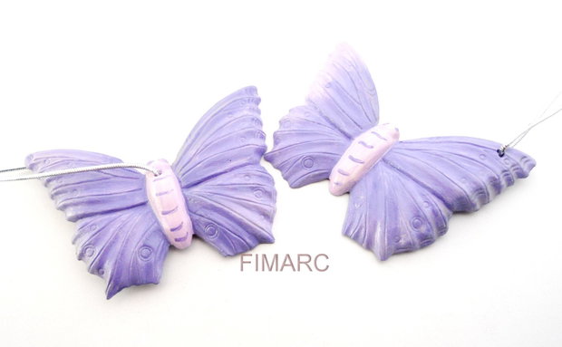 Fluture de pus in brad - decoratiune
