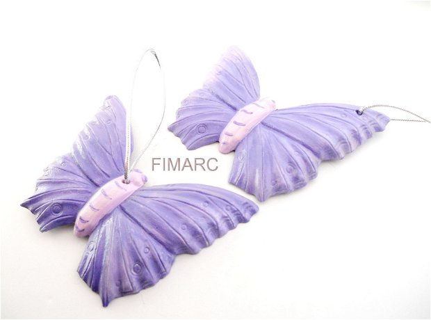 Fluture de pus in brad - decoratiune