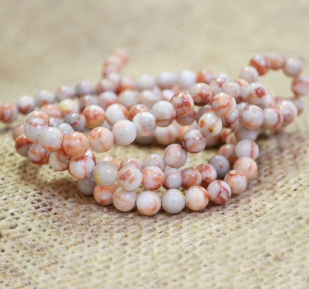 Jasper marmorat 6mm (10 buc) Cod : GSLAK 229