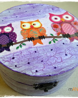 Cutie bijuterii  - Bufnite - Owls