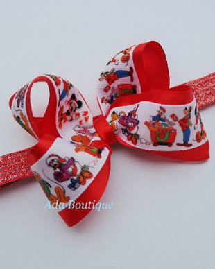 Bentita pentru Craciun Mickey si Minnie