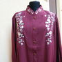 Bluza cu broderie XXL-noua