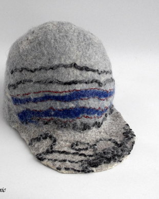Sapca gri impaslita unisex