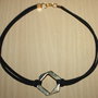 choker - gold &black