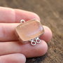 Conector Calcit nuanta peach pastel