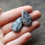 Set briolete Leopard Jasper