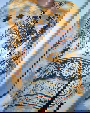 Bluza imprimeu exotic