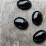 Cabochon agata neagra, 20x15 mm