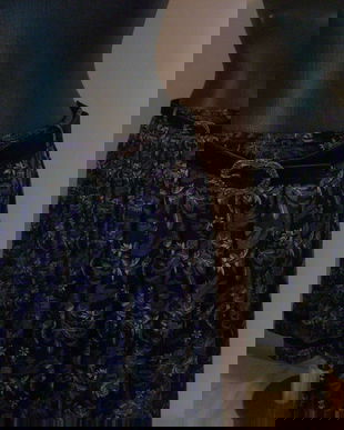 FUSTA BUMBAC FLORAL SATINAT