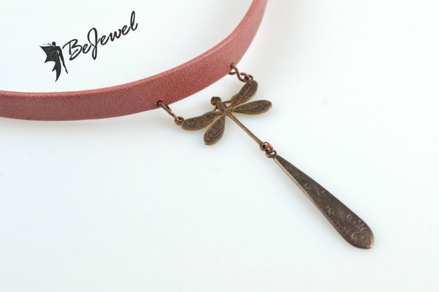 Choker din piele  ''Dreamy''