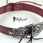 Colier choker din piele ''Vintage Corsette''
