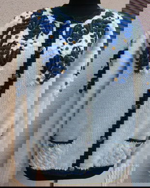 Cardigan rustic  cu broderie-APART