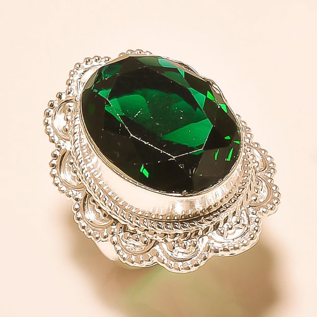 Inel crome diopside