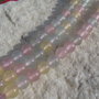Agate in culori pastelate aprox 6.5 mm