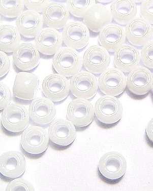 Margele TOHO, 15/0, Opaque White - 10 grame