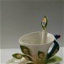 "Peacock" ceasca cafea/ceai din portelan