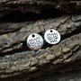 Charm floare lotus gravat 12mm Cod :  SALAK 325