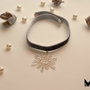 Choker cu fulg de nea