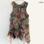 vandut Sarafan impaslit si crosetat Shabby Chic